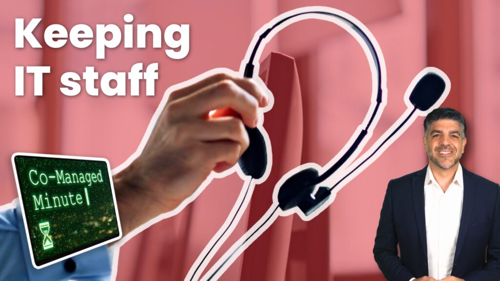 Keeping good IT people is becoming part of the job